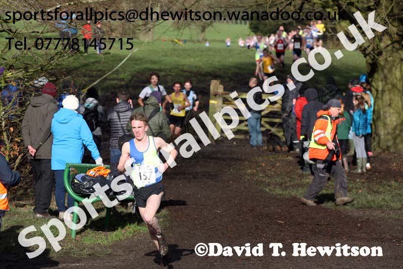 Mens under-17 Northern Cross Country Champs., Witton Park, Blackburn. Photo: David T. Hewitson/Sports for All Pics